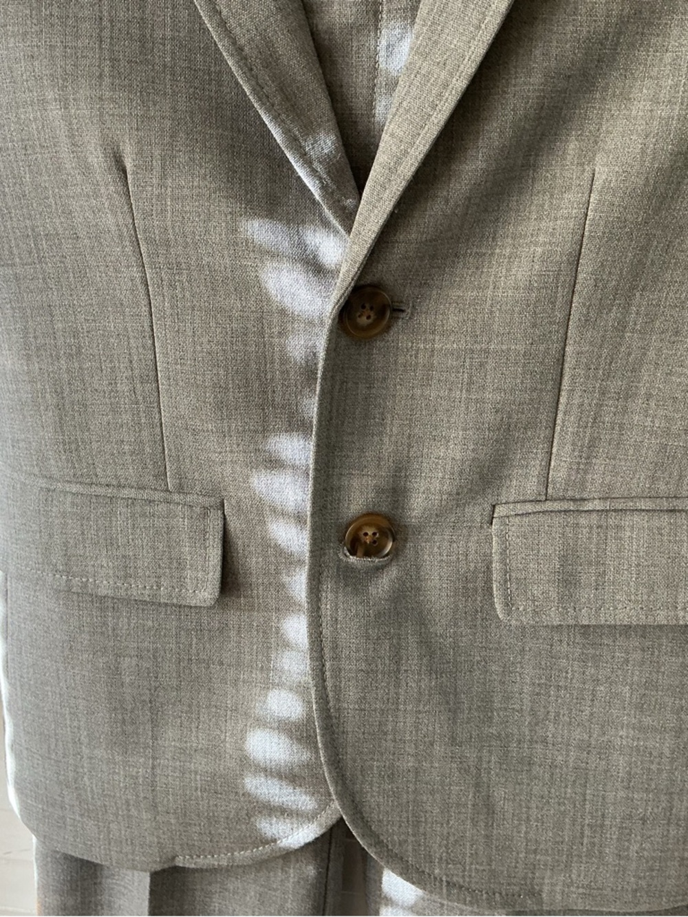 Boys Crewcuts Thompson Gray Matching 2 Piece Suit Size 8 - Picture 2 of 10